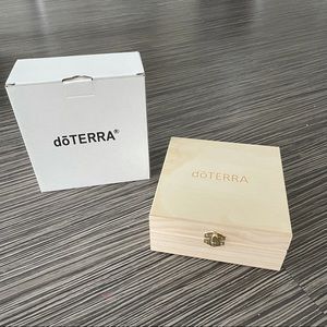 Brand New dōTERRA Logo Engraved Wooden Box